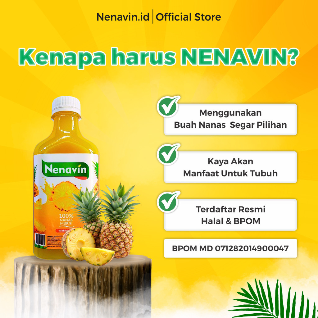 

Nenavin Cuka Nanas Asli: Menjaga Kolesterol, Tekanan Darah, dan Kesehatan Jantung