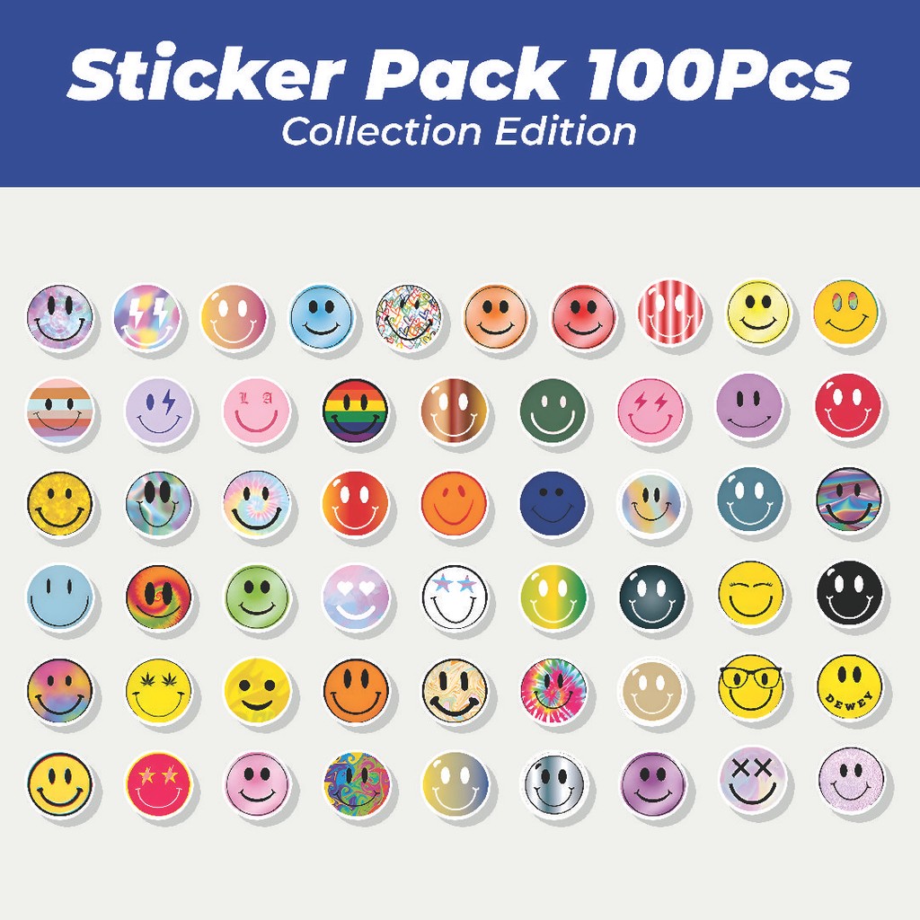 

Hot Stiker Smile Emoticon Sticker Series Lucu Anti Air Stikers Berperekat Waterproof Sticker Decal Buat Motor Helm Buku Journal Koper Casing HP Laptop Botol Minum