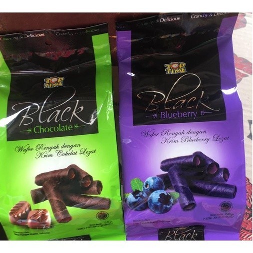 

TopTime Black Chocolate/ Blueberry 60gr X 5 Bks