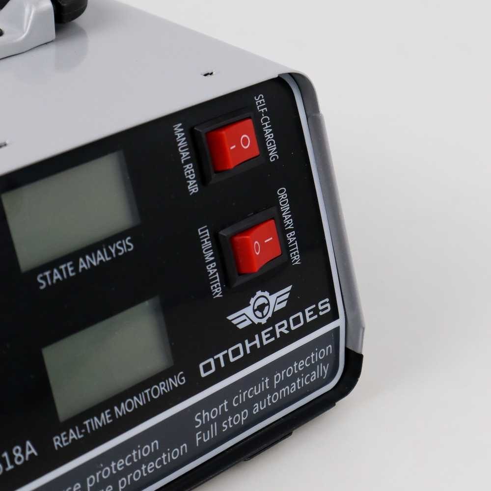 EZShopping   Charger Aki Mobil Motor Intelligent Battery Charger 12V/24V - AJ-618A