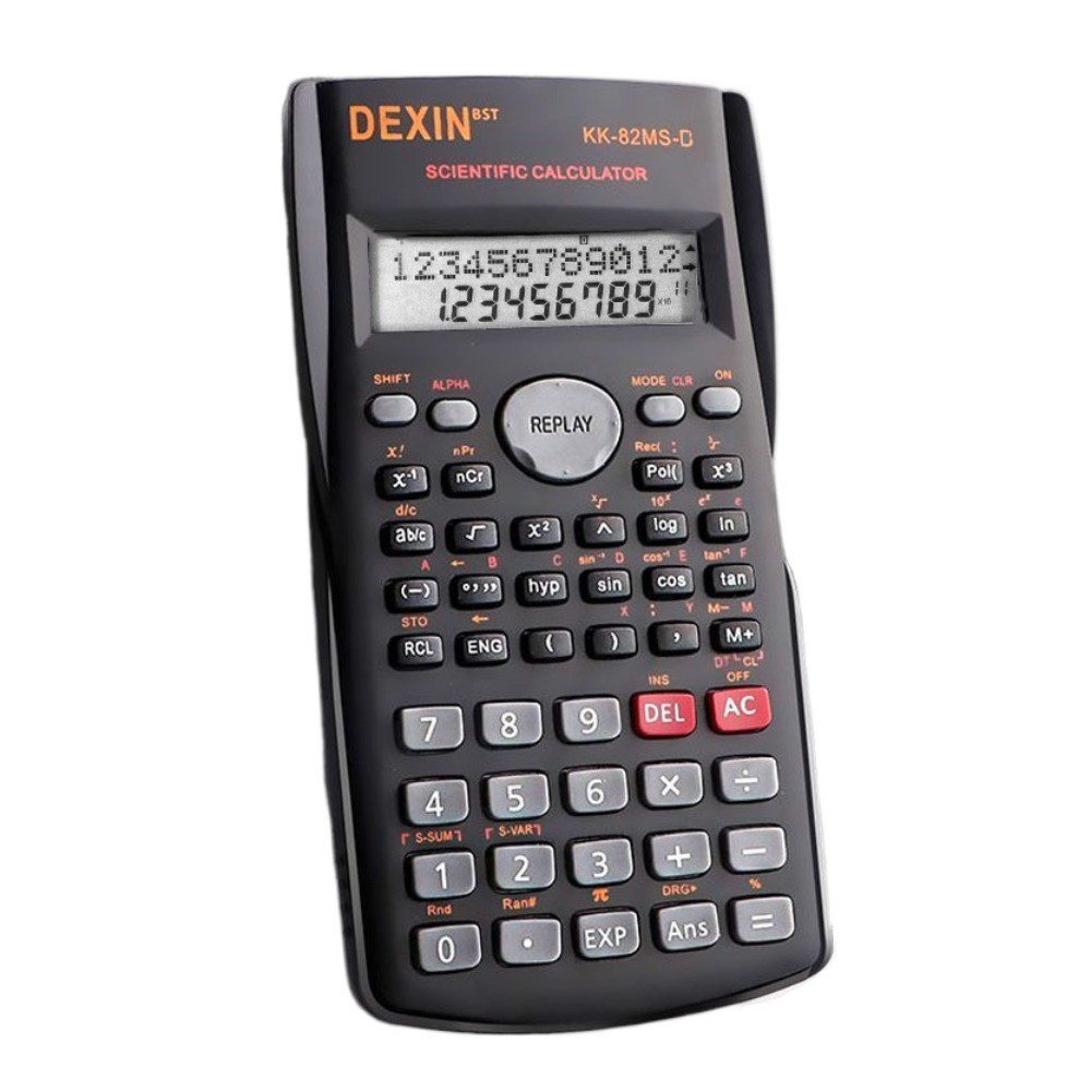 

12 Digits Display Scientific Calculator 2-Line Screen Multifunctional 240 Functions Calculator Simple Operation Portable