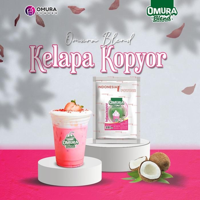 

[SERIES] Bubuk Minuman Premium Aneka Rasa 1 Kg Mengandung Gula Dan Krimer Indonesia Omura Powder - Kelapa Kopyor, 1 Kg