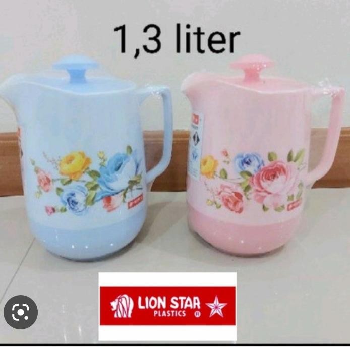READY TEKO PLASTIK LION STAR 1,3 LITER/TERMOS AIR PANAS,DINGIN LION STAR K 1