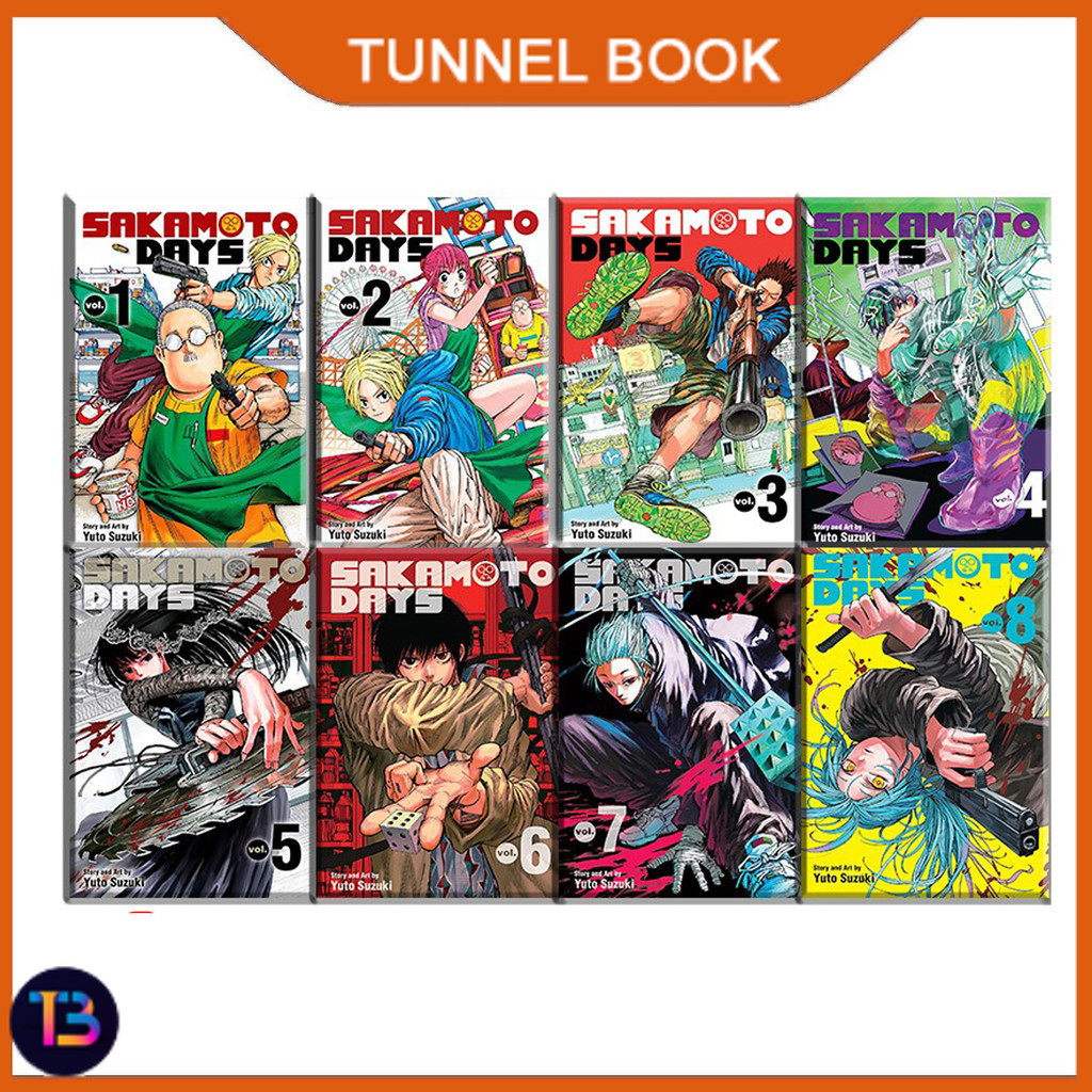 Sakamoto Days (18 book series) English - TunnelBook