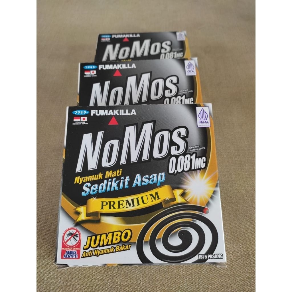 Glx NoMos Obat Nyamuk Bakar Sedikit Asap Jumbo (10 jam) Hitam beli 2 bh lebih murah