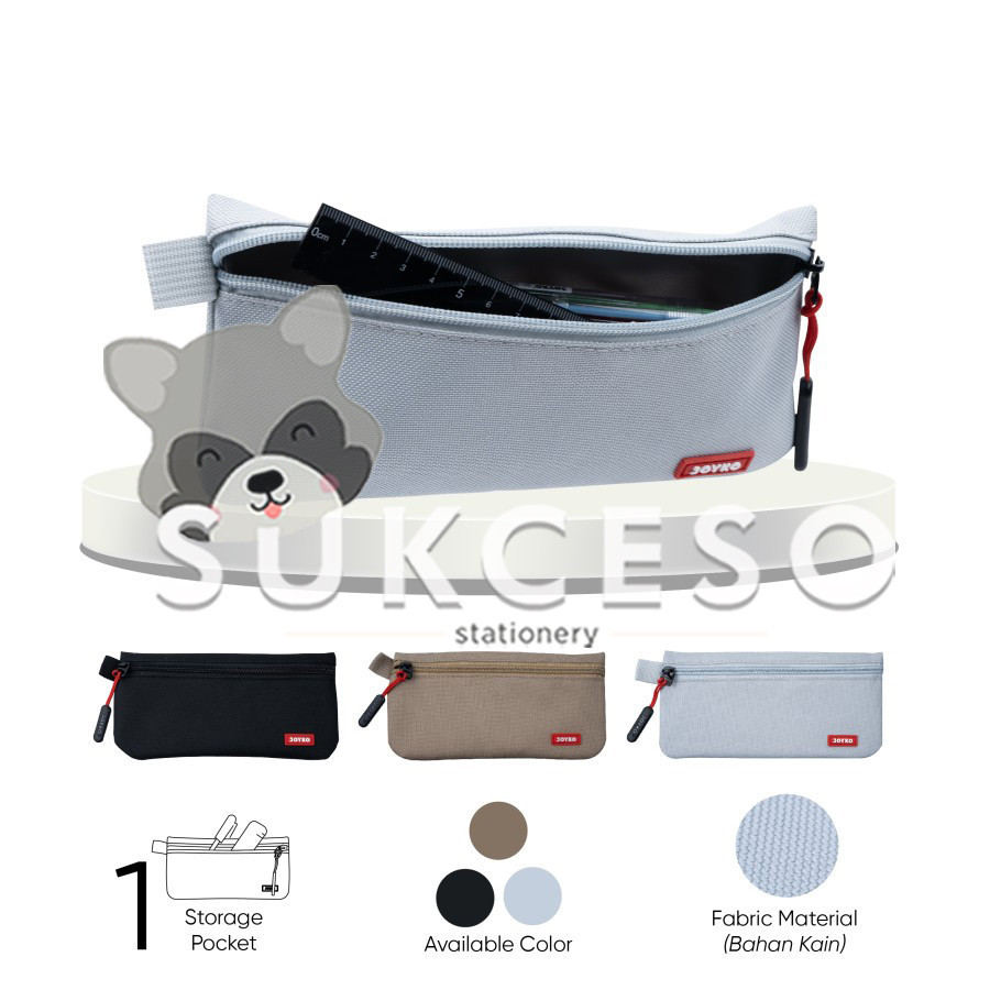 

Joyko Pencil Case PC-5014 Kotak Bahan Kain Tempat Pensil Tipis Minimalis