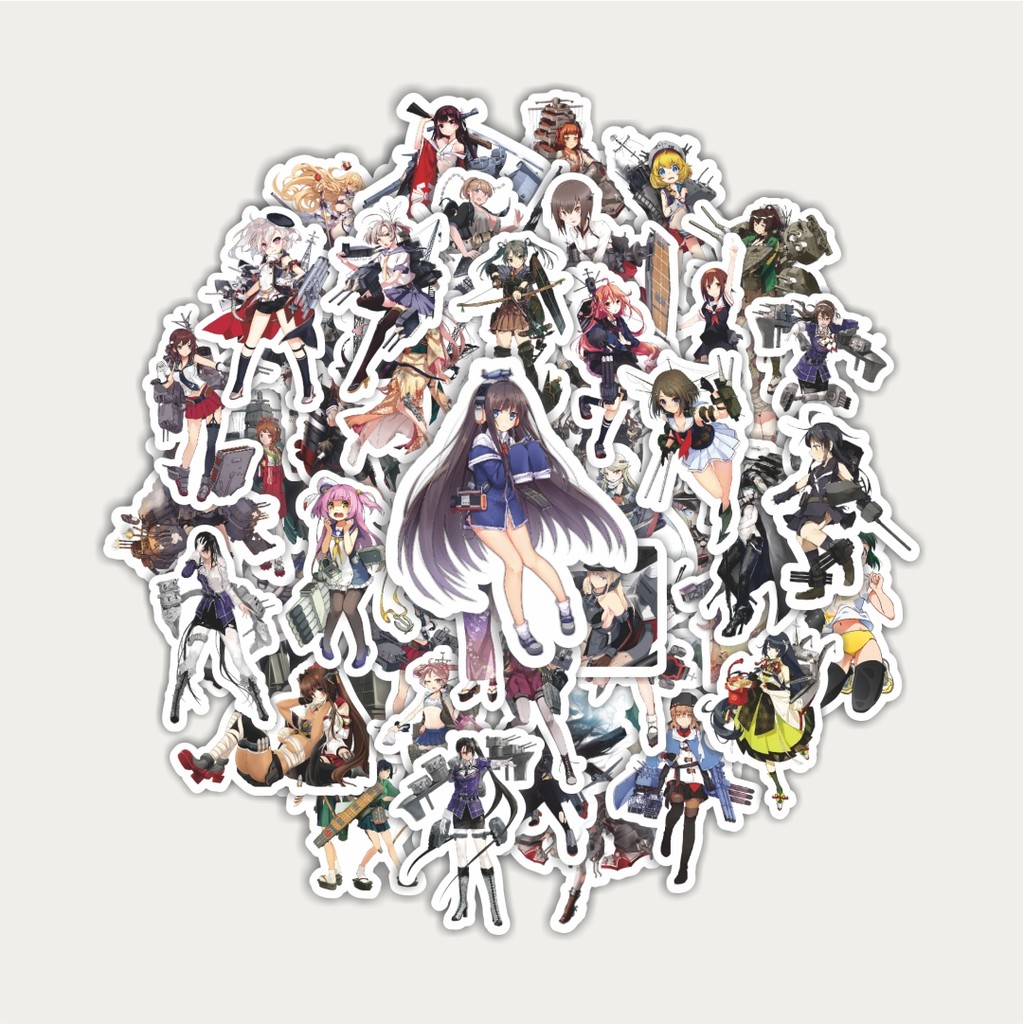 

Sticker Pack Stiker Anime Game Series Kantai Collection Character 3 | Sticker TUMBLR | Stiker LAPTOP KOPER HELM