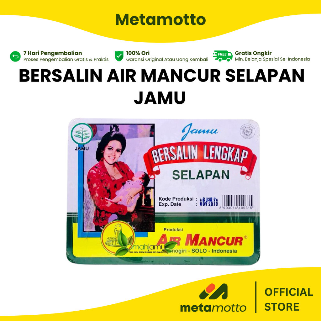 

BERSALIN AIR MANCUR SELAPAN JAMU - Metamotto Karya