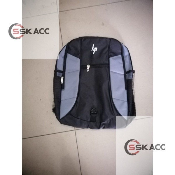 Tas Ransel Kantoran - Tas Ransel Notebook Laptop - Ransel Sekolahan 3 Resleting Merk HP