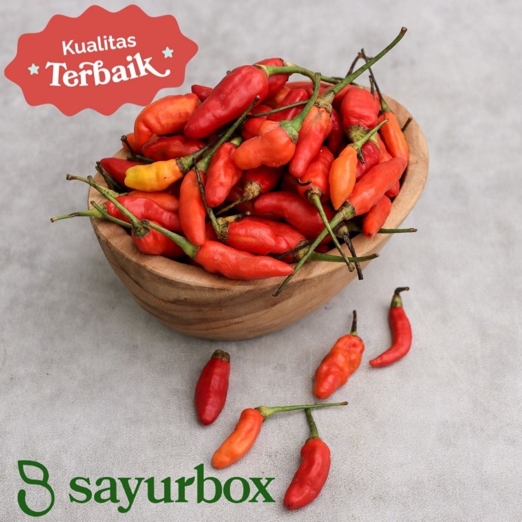 

Paket Cabai Rawit Merah Konvensional 50 gram