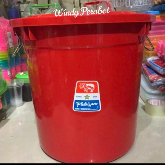 Ember Plastik Komet Star+Tutup 40 Lt Komet Star.