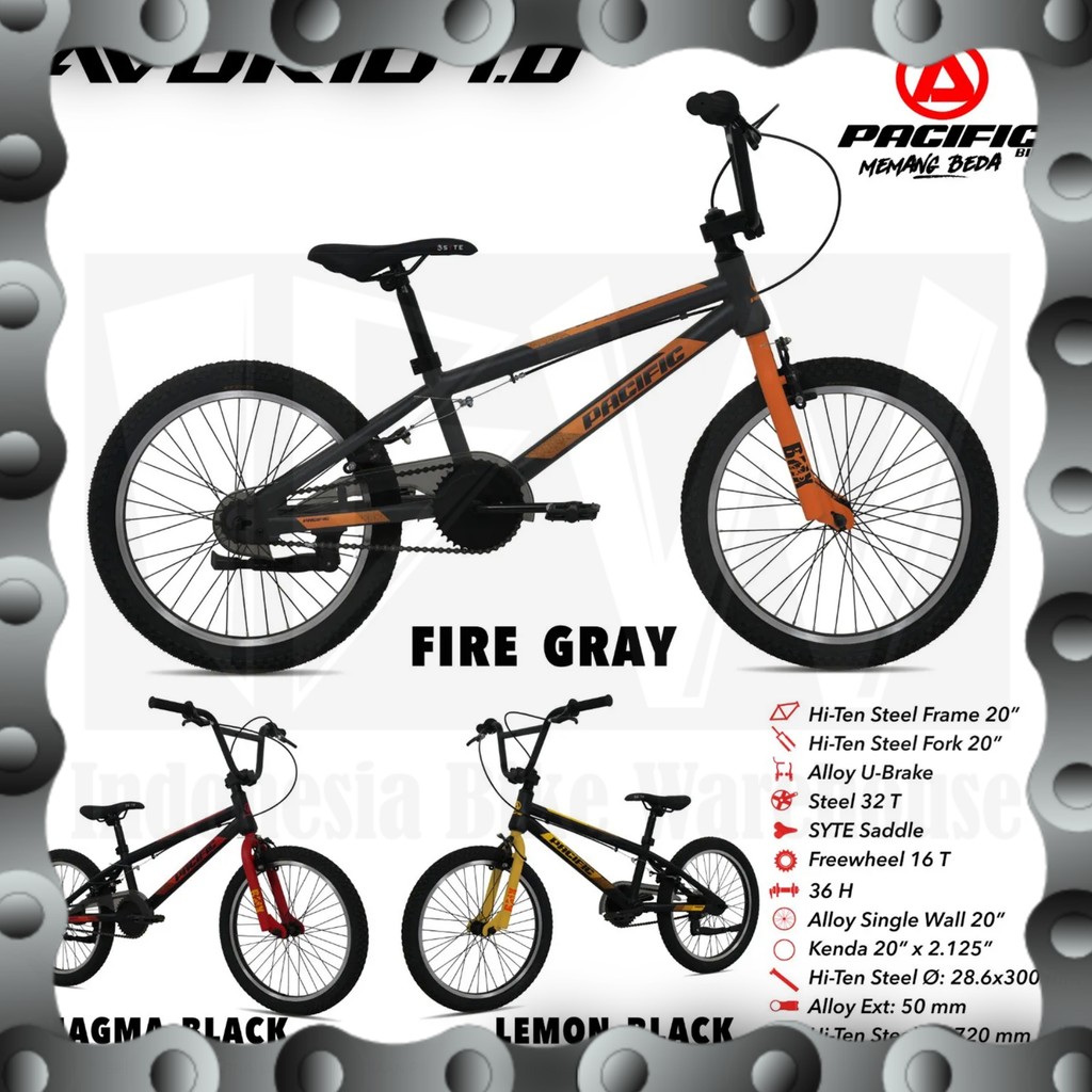 IBW - Sepeda BMX PACIFIC AVORIO 1.0