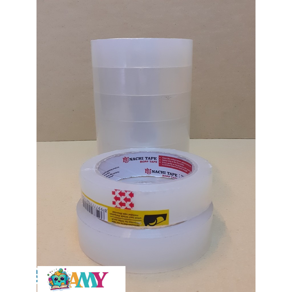 

LAKBAN NACHI ISOLASI PUTIH 1x72 AMY STASIONARY