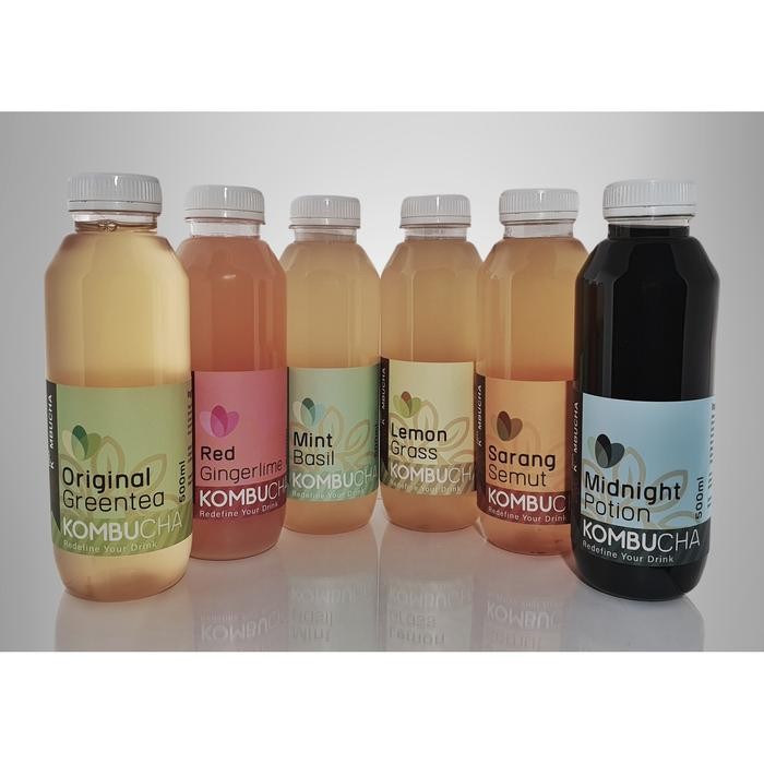 

Kombucha rasa Green Tea - Indokombucha - 500 ml