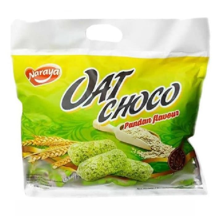 

OatChoco Naraya | | sweet potato |pandan | coklat |greentea - Strawberi