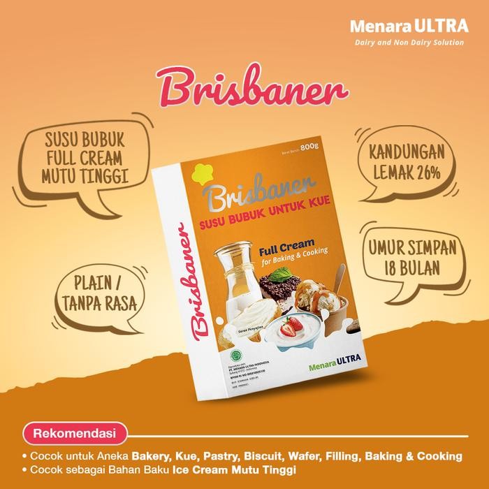 

Brisbaner Susu Bubuk Full Cream Milk Powder 800g