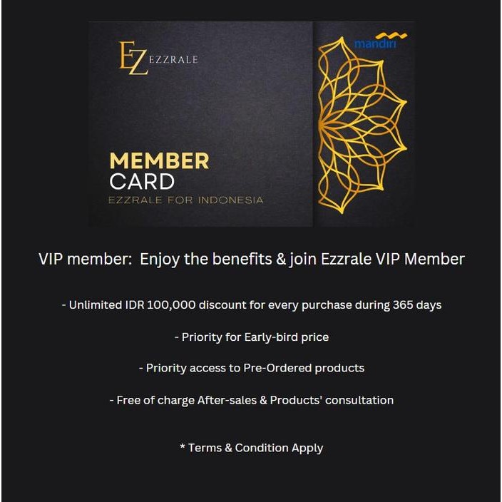 

Ezzrale VIP Member Card