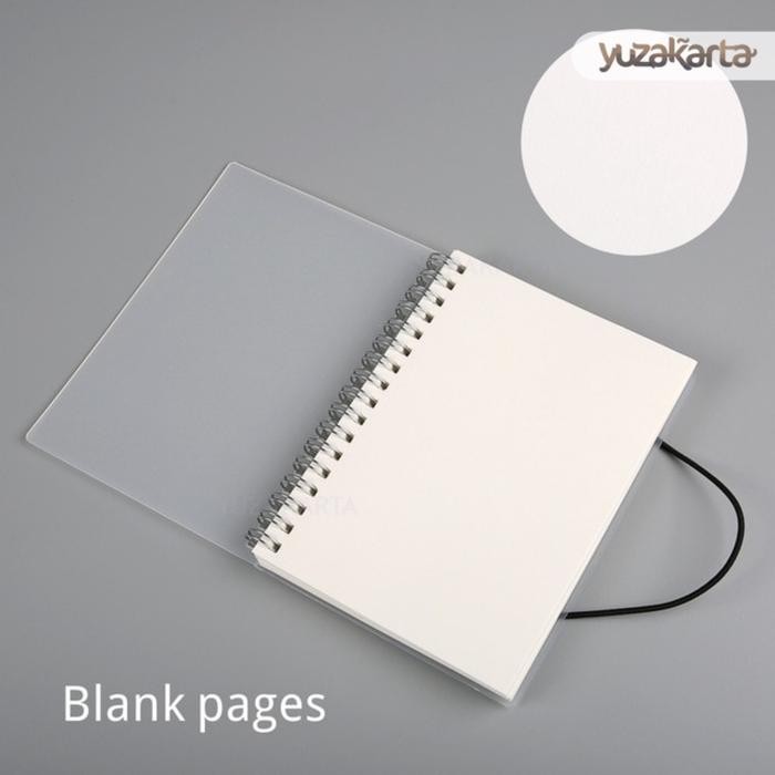 

Buku Binder Catatan Jurnal Harian Notebook Buku Agenda Ukuran A6 - BLANK PAGES
