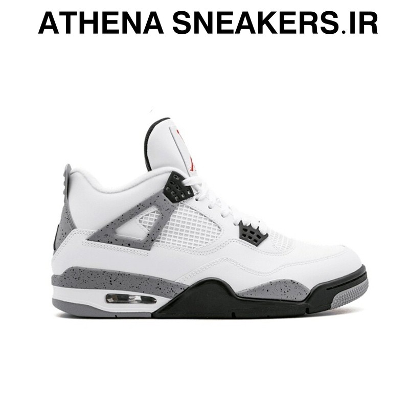 Sepatu Air Jordan AJ 4 Retro White Cement BNIB Original