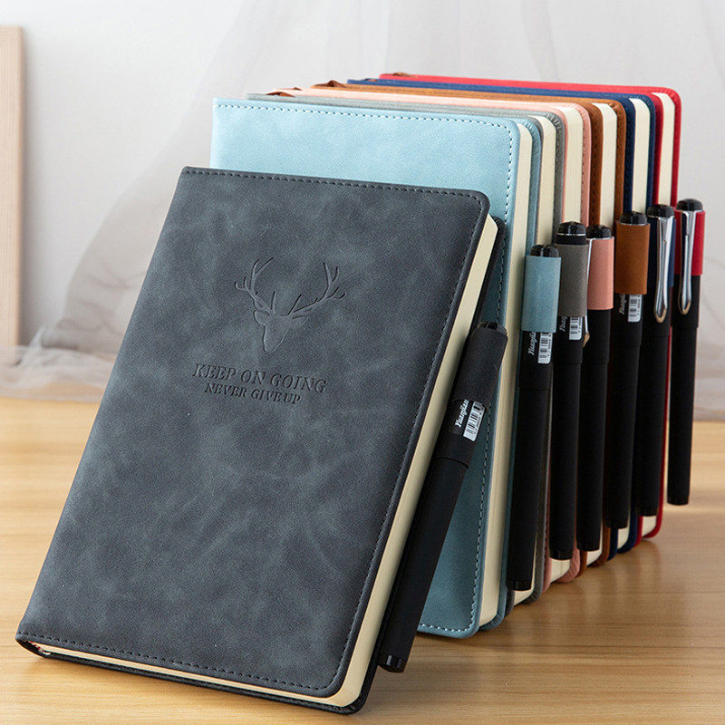 

360 Pages Super Thick Wax Sense Leather A5 Journal Notebook Daily Business Office Work Notebooks Notepad Diary School Supplies