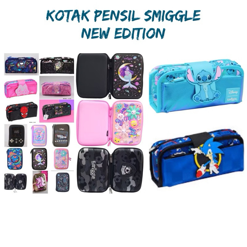 

FRANCISS.ID Kotak Pensil Anak Smiggle - Desain Menarik, Warna Cerah