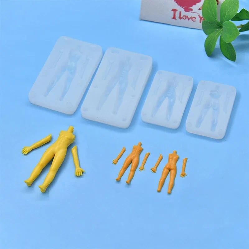 

1 Set Polymer Clay Male Doll Body Torso Silicone Mold Fondant/resin Clay DIY Doll Sculpture Modeling Tool