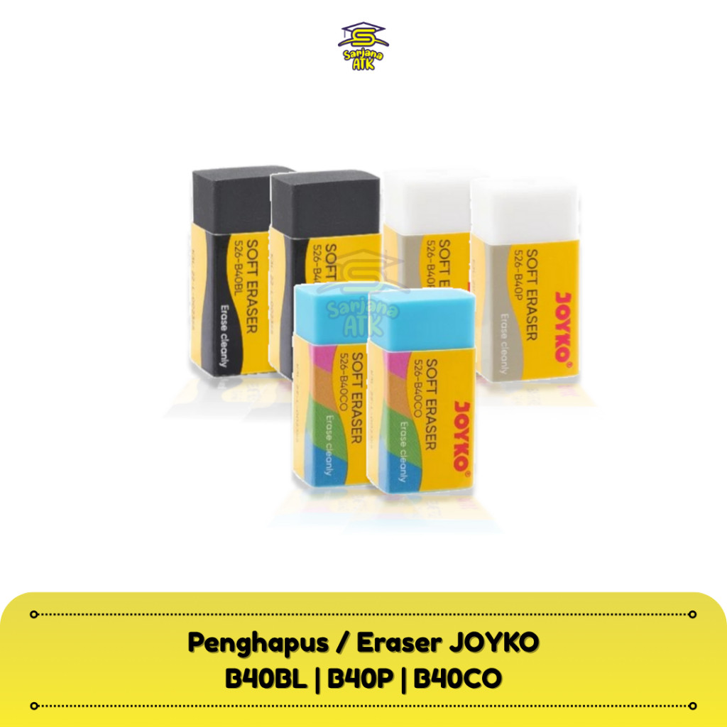 

(1Pcs) Penghapus Eraser Stip Joyko B40 Ukuran Kecil