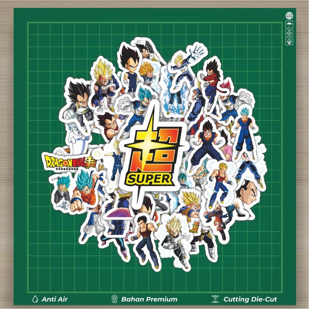 

HOT 50 PCS STIKER Stiker Anime Series Dragon Ball Character Prince Vegeta V3 Dekorasi Lucu Kreatif untuk Notebook, Skateboard, H