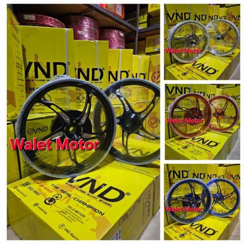 Velg VND New Speed Model King Speed Vario 125 / Vario 150 / Beat / Scoopy / Genio / Vario 110