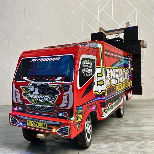 WINNO TOYSLAND - TERMURAH JUMBO TRUCK Oleng Dan Sound System Horeg Full Lampu Gratis Mic miniatur tr