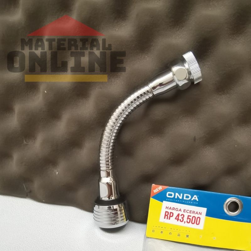 Sambungan Ujung Kepala Keran Kran Air Cuci Piring Flexible Fleksibel ONDA Flexibel