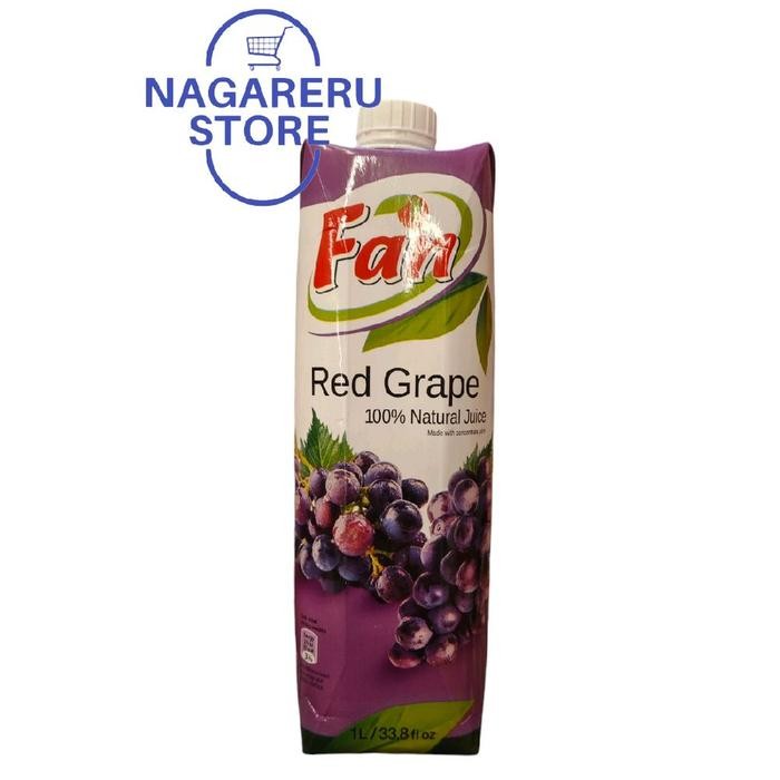

Fan red grape 100% natural juice 1 liter/ 1000ml