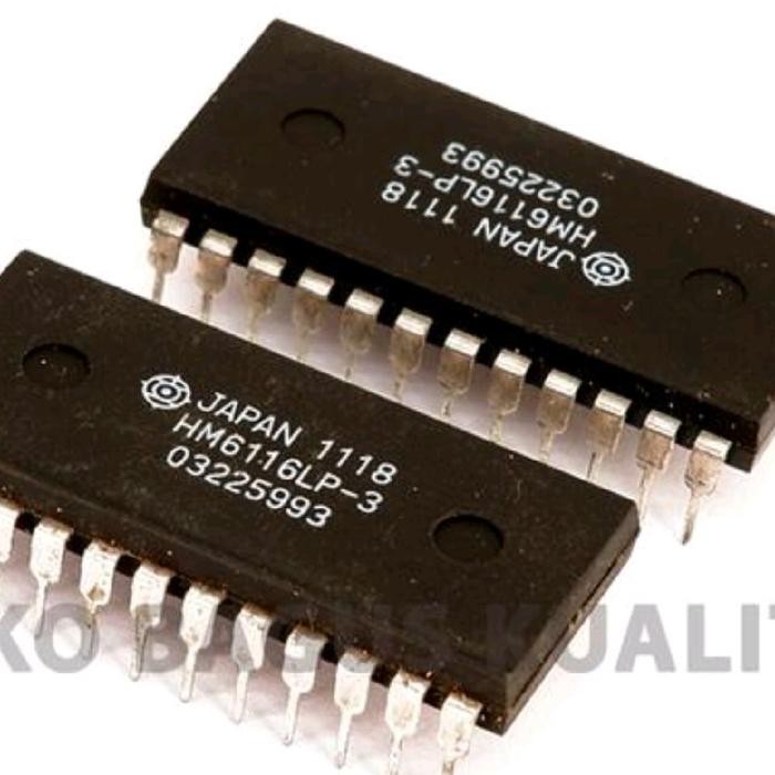 Part IC HM6116 HM 6116 identik HM5116 HM 5116 LH 5116 LH5116 Ram static memory Sharp NOS