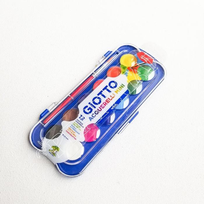 

Giotto Azquerelli Mini 12/24/36 Warna / Cat Air Giotto / Watercolor Cake - 12 Warna