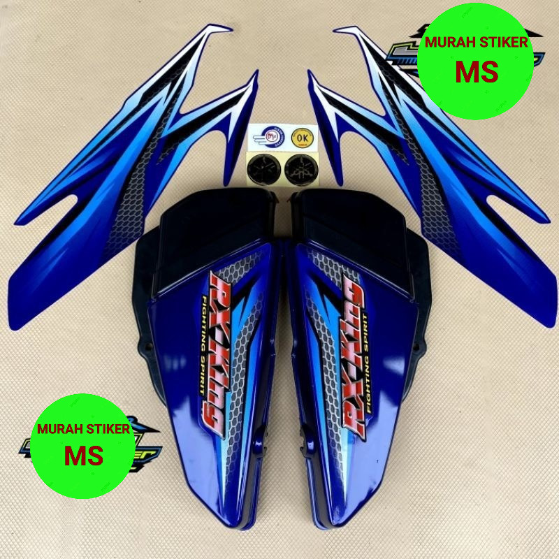 STRIPING STIKER STIKER STRIPING RX KING BIRU 2005 STRIPING RX KING BOK AKI RX KING BIRU TEPONG AKI C