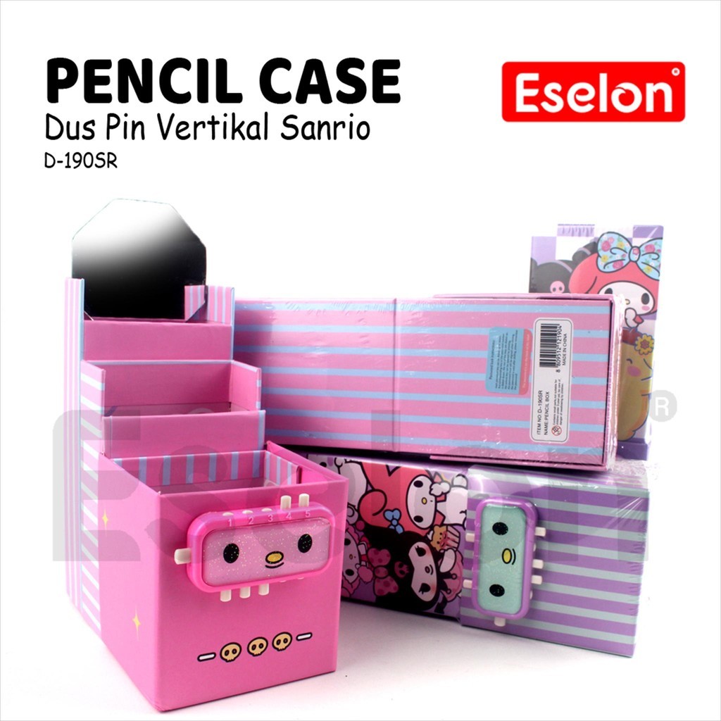 

❤️️Kotak Pensil Dos Pin Tingkat+Cermin Fancy Premium / Tempat Pensil Dos Berdiri❤️️