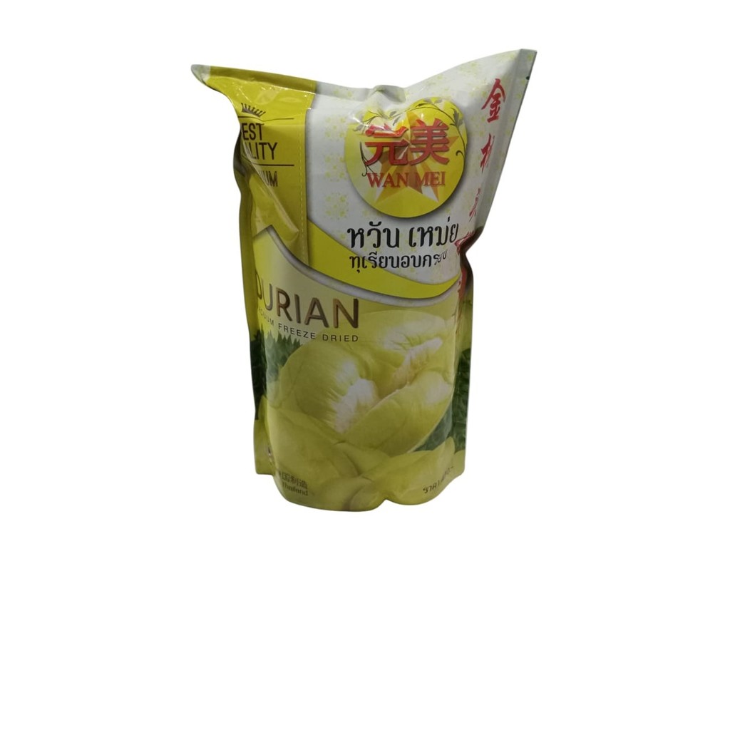 

Wan Mei snack buah durian Vacuum Freeze Dried/Snack Thailand cnp