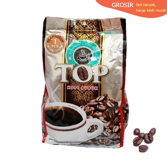 (1 pcs) Top Kopi Murni 380gr Bubuk Kopi Murni