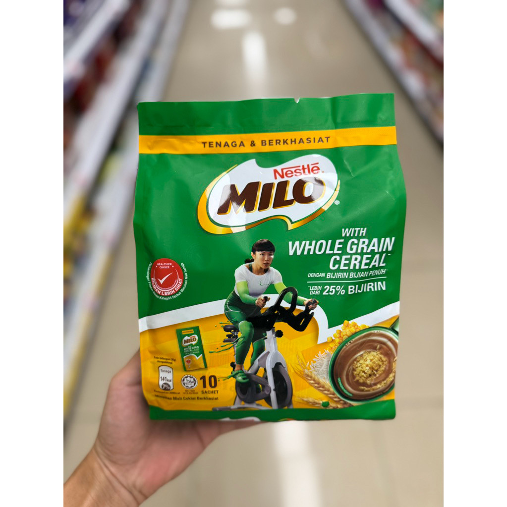 

milo whole grain cereal isi 10’s x 36g
