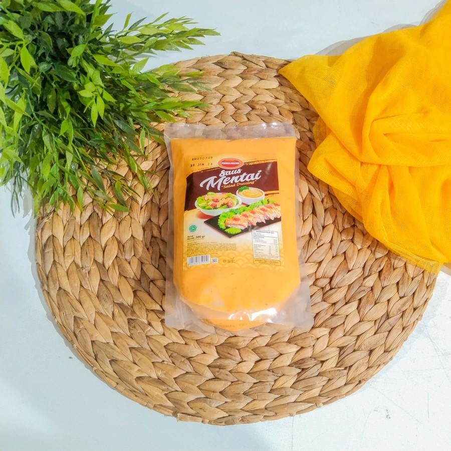 

Sause Mentai Halal 1 Kg - Mentai Sauce Prima Agung 1kg - 1000gram terlaris