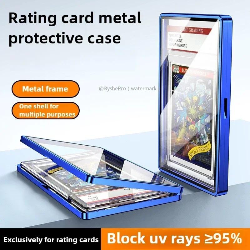 

1pc Graded Card Slab Bumper for Standard PSA BGS Slab Case Metal Frame Case for Graded Slabs Grip Edge Protection Card Protector