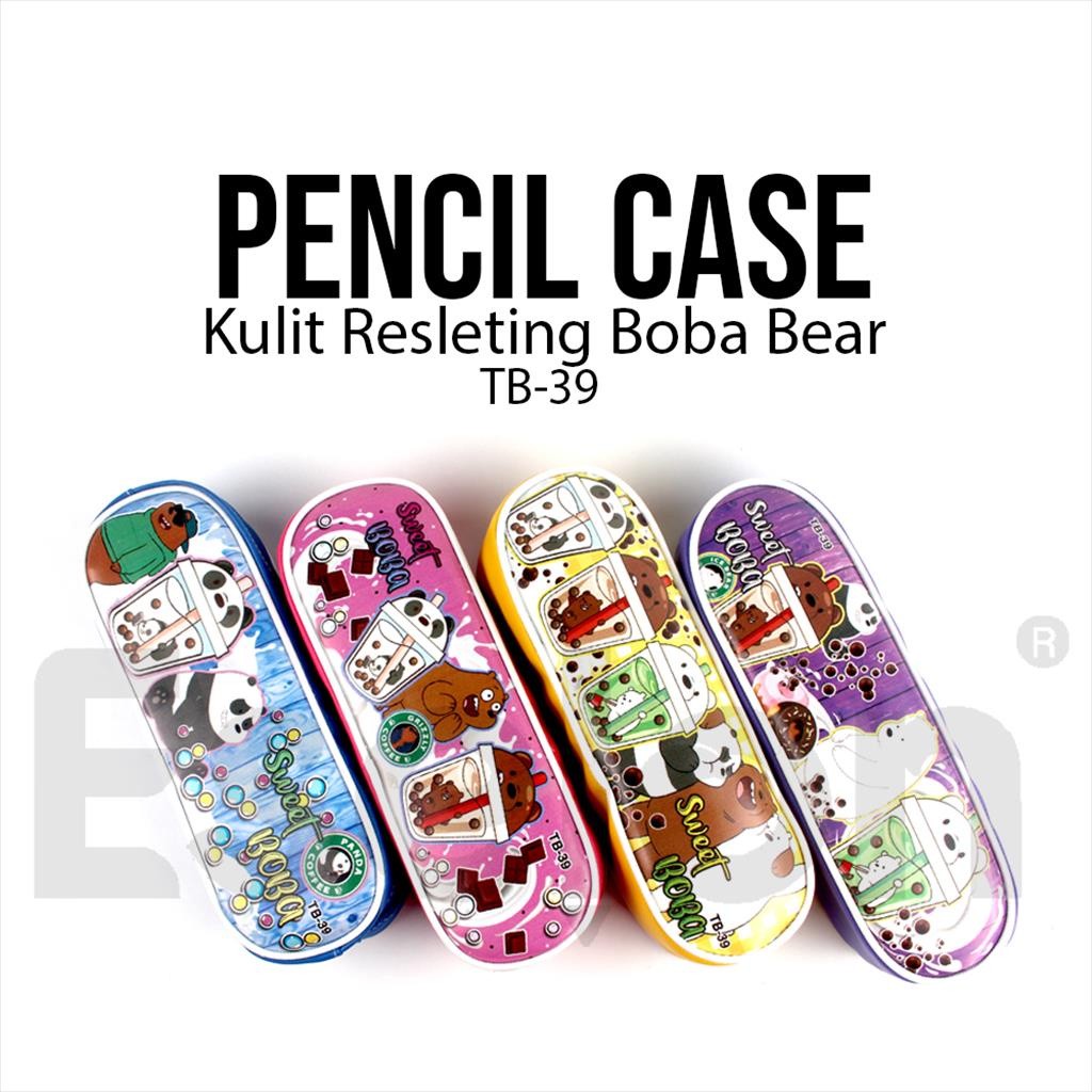 

❤️️Tempat Pensil Kulit BOBA Bear TB39 / Kotak Pensil Fancy TB39❤️️