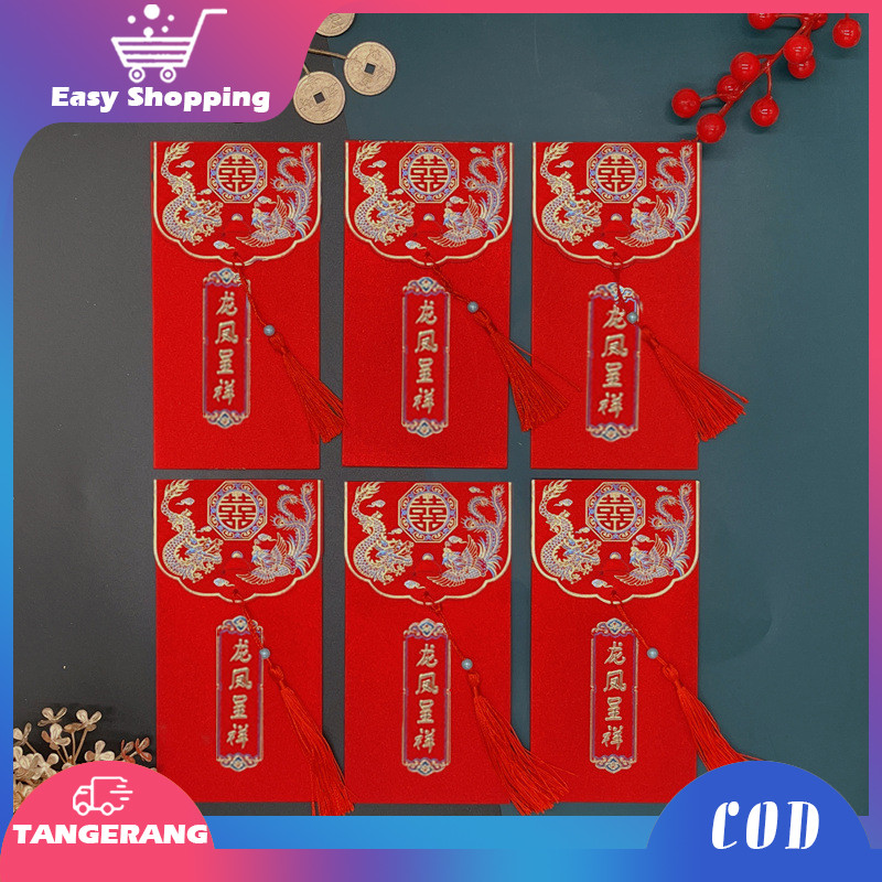 

2pcs Amplop Tebal Tesel Rumbai Pernikahan / Amplop Pernikahan Mewah / Angpao Wedding Nikahan