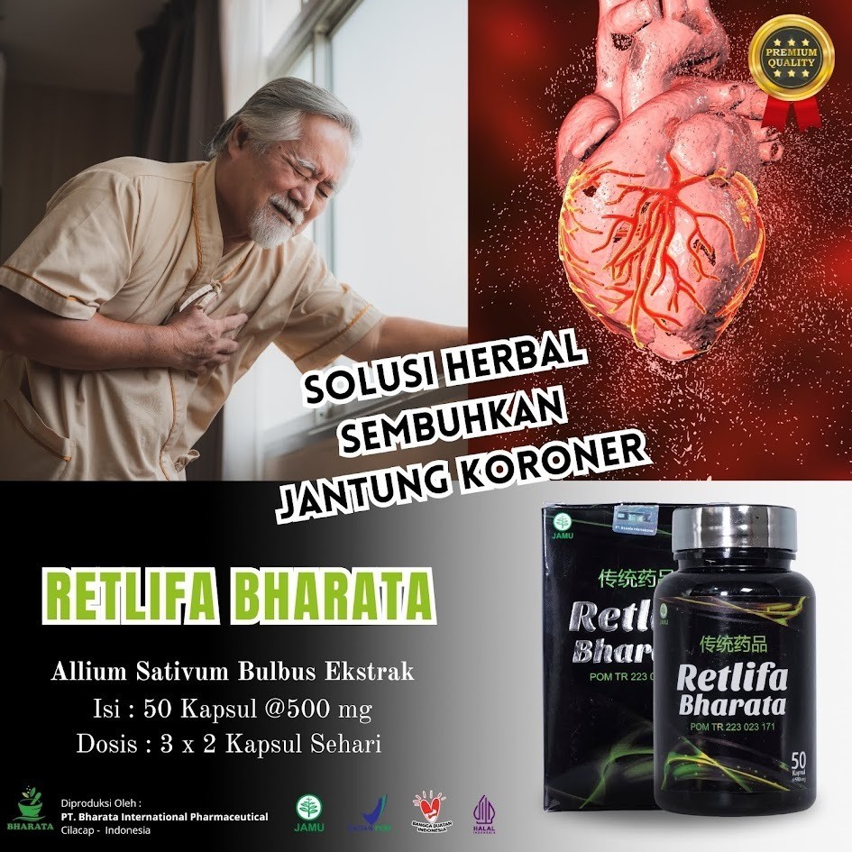 Obat Jantung Koroner - Jantung Bengkak - Lemah Jantung - Retlifa Bharata