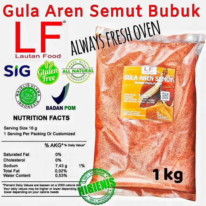 

Promo Gula Aren Bubuk / Gula Aren Semut 1 Kg by Lautan Food