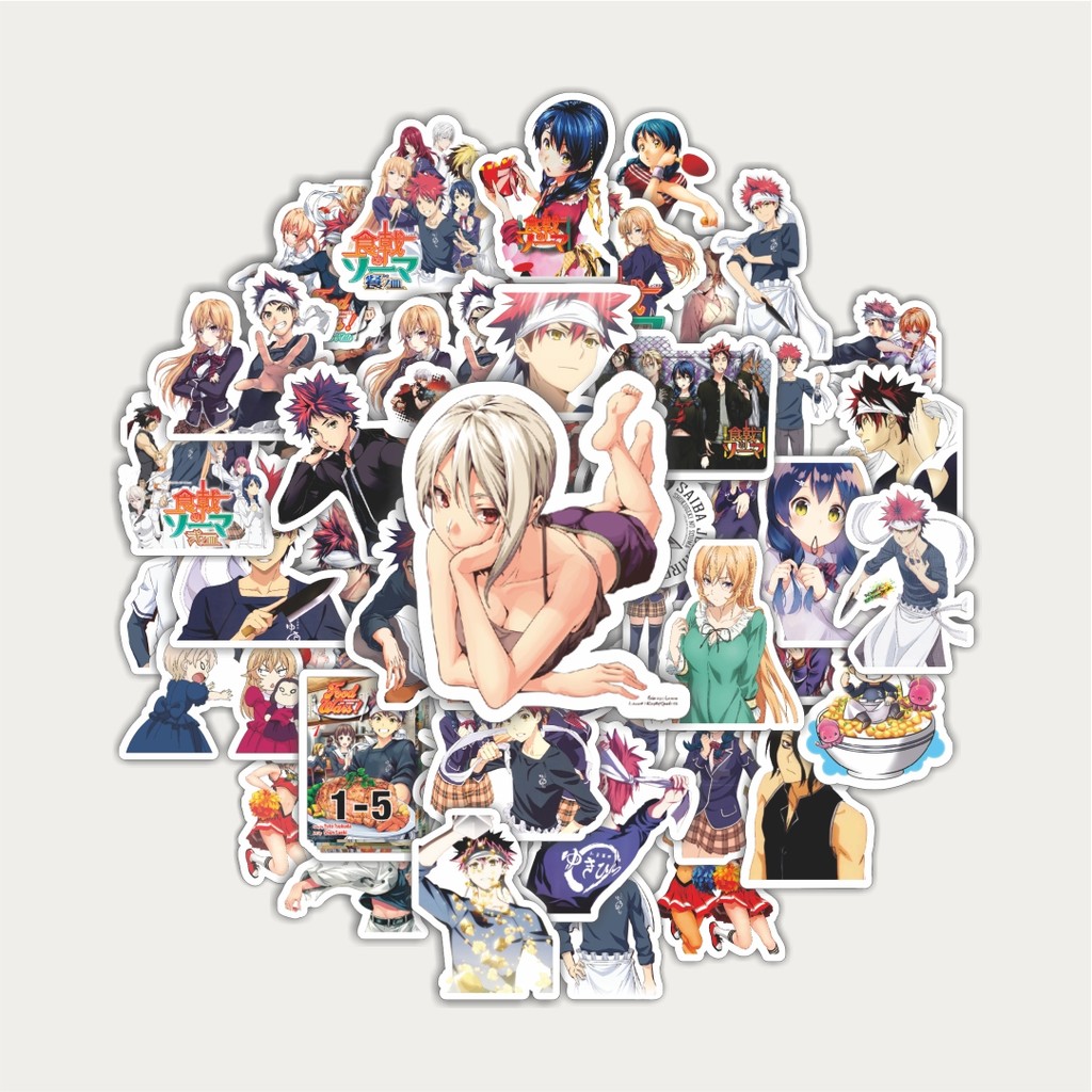 

Sticker Pack Stiker Anime Series Shokugeki No Souma Character Mix 01 | Sticker TUMBLR | Stiker LAPTOP KOPER HELM