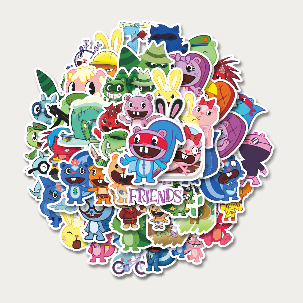 

Sticker Pack Stiker Kartun Series Happy Tree Friends Mix 1 | Sticker TUMBLR | Stiker LAPTOP KOPER HELM