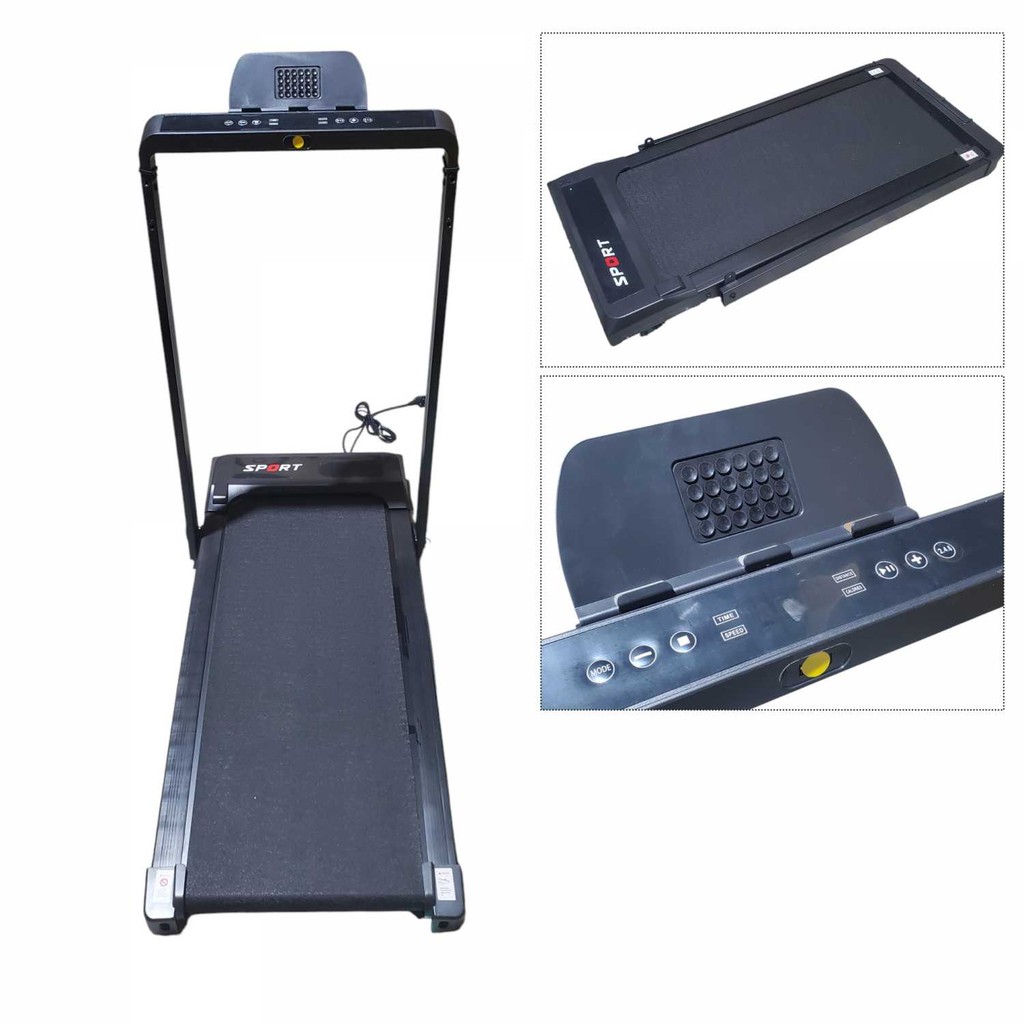 JCTOP Treadmill Elektrik Alat Fitness Gym Walking Pad Speaker 2.5 HP - 590F -BR