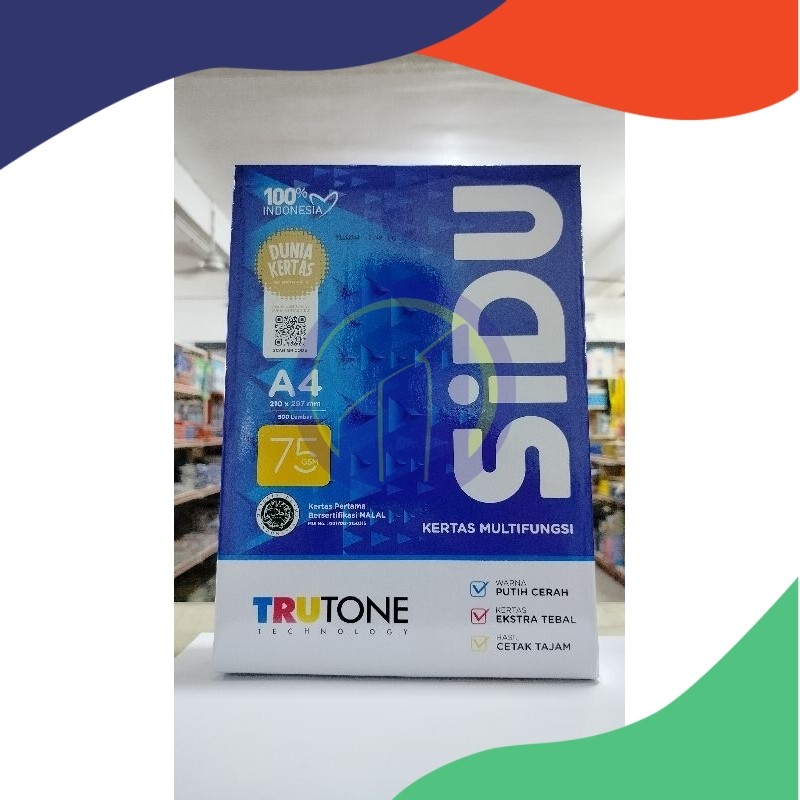 

(Rim) Sidu Kertas HVS A4 75 gsm