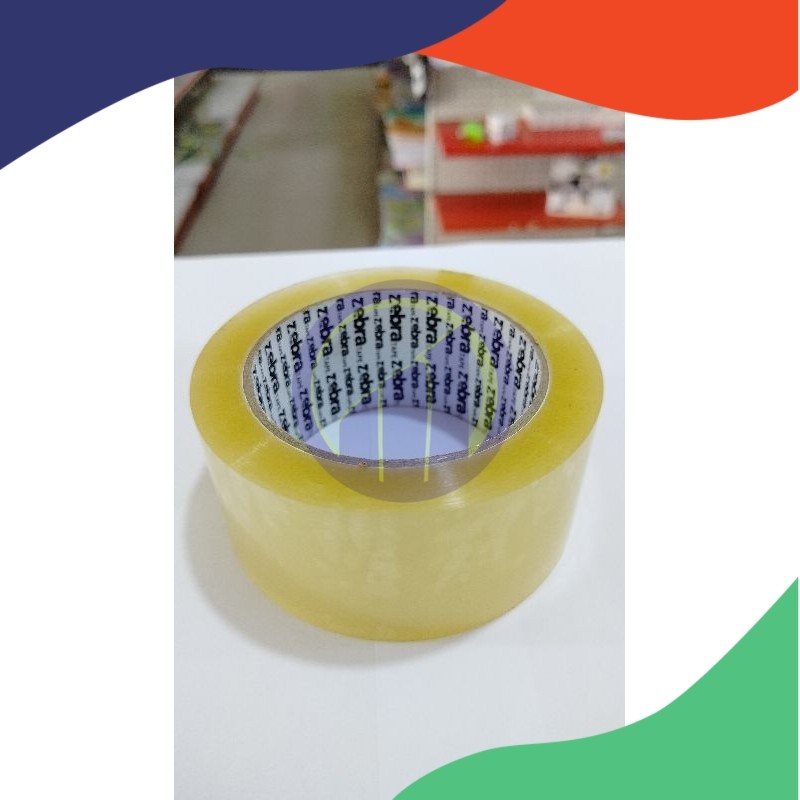 

(PCS) Lakban Bening opp tape Zebra 48mmX90Yard (min. order 6 pcs)